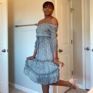 Sheer Anthropologie Dress